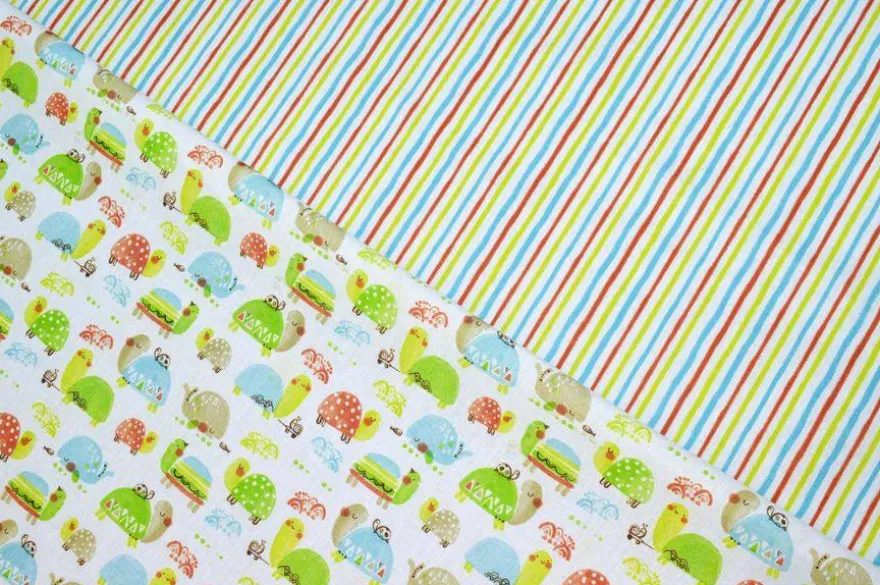 TESSUTO PURO COTONE FANTASIE BIMBO COORDINATE