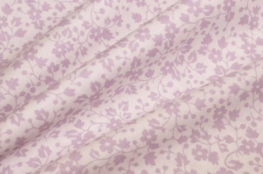 TESSUTO PURO COTONE FANTASIE PATCHWORK ABBINATE LILLA
