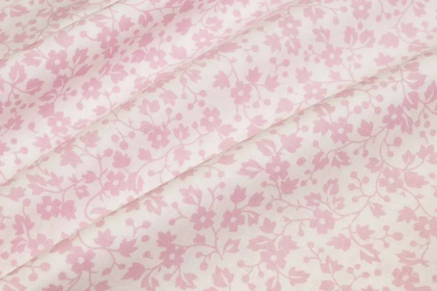 TESSUTO PURO COTONE FANTASIE PATCHWORK ABBINATE ROSA