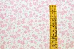 TESSUTO PURO COTONE FANTASIE PATCHWORK ABBINATE ROSA