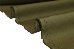 TESSUTO PURO COTONE VERDE OLIVA