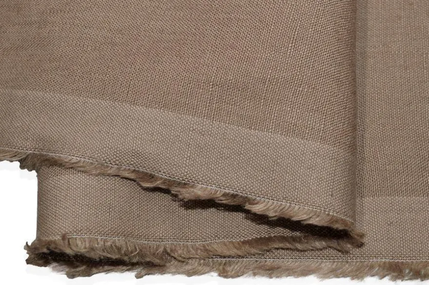 TESSUTO PURO LINO BEIGE