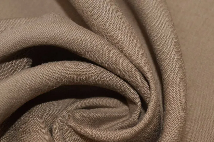 TESSUTO PURO LINO BEIGE