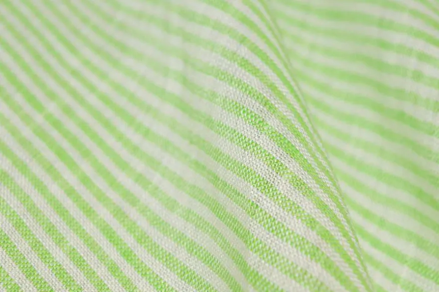 TESSUTO PURO LINO CAMICERIA RIGHETTA VERDE MELA