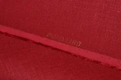 TESSUTO PURO LINO COLOR RUBINO