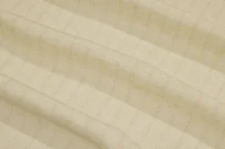 TESSUTO PURO LINO CREMA CON RIGHINO LUREX