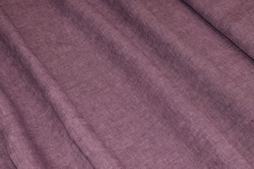 TESSUTO PURO LINO DA CAMICERIA COLOR CIPOLLA MELANGE