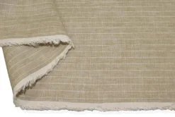 TESSUTO PURO LINO GESSATO BEIGE