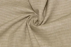 TESSUTO PURO LINO GESSATO BEIGE