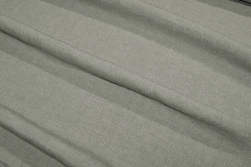 TESSUTO PURO LINO GRIGIO MELANGE