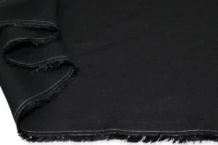 TESSUTO PURO LINO NERO