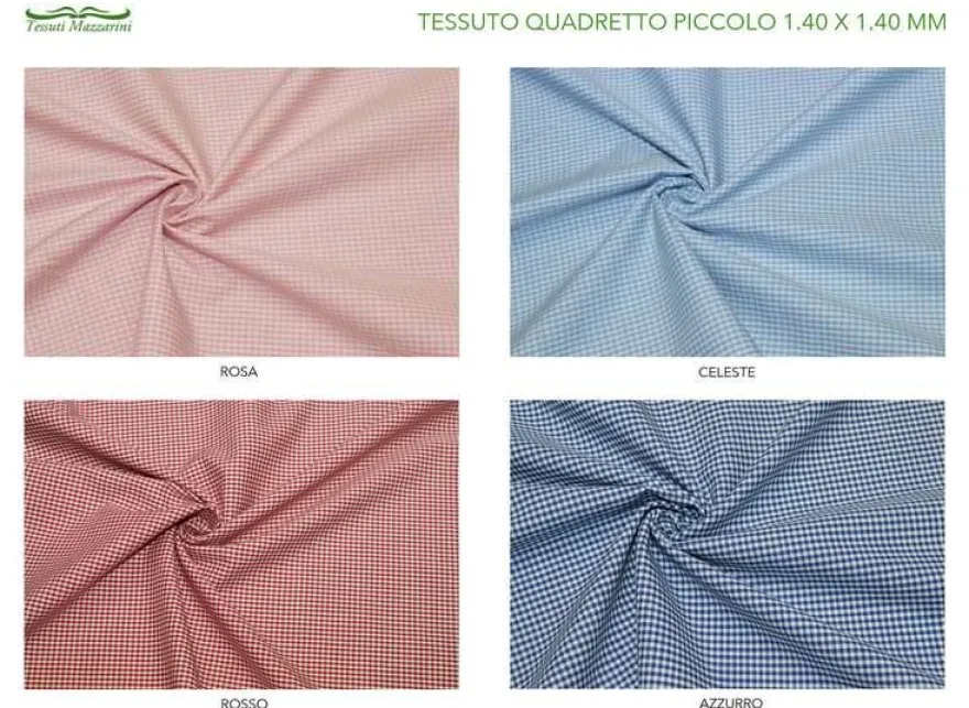 TESSUTO QUADRETTO PICCOLO 1.40 X 1.40 MM