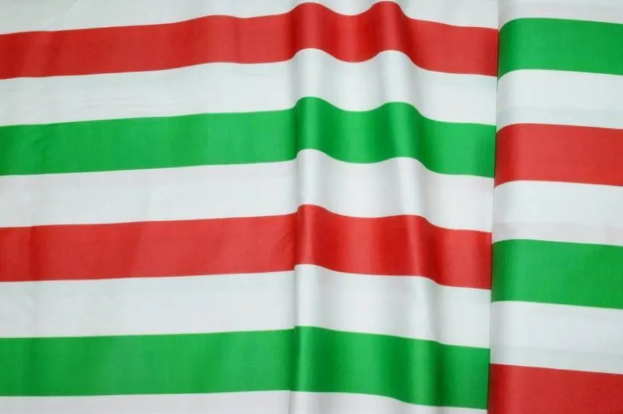 TESSUTO RASATELLO COTONE TRICOLORE