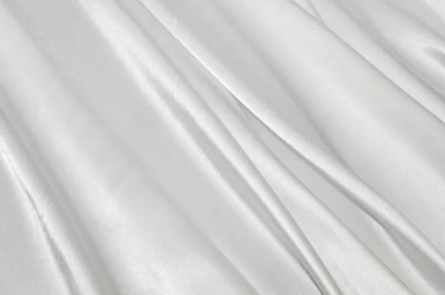 TESSUTO RASATELLO STRETCH BIANCO SETA