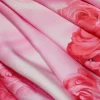 TESSUTO RASATELLO VISCOSA STRETCH FANTASIA ROSE