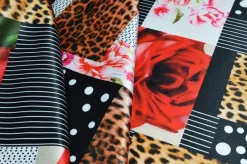 TESSUTO RASONE FANTASIA PATCHWORK ALTA MODA