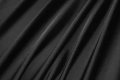 TESSUTO RASONE NERO ELASTICIZZATO