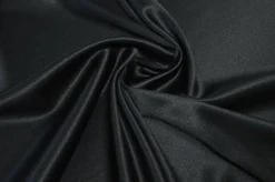 TESSUTO RASO SETA ELASTICIZZATO NERO