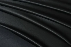 TESSUTO RASO SETA ELASTICIZZATO NERO
