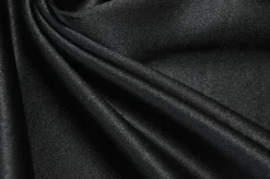 TESSUTO RASO SETA ELASTICIZZATO NERO