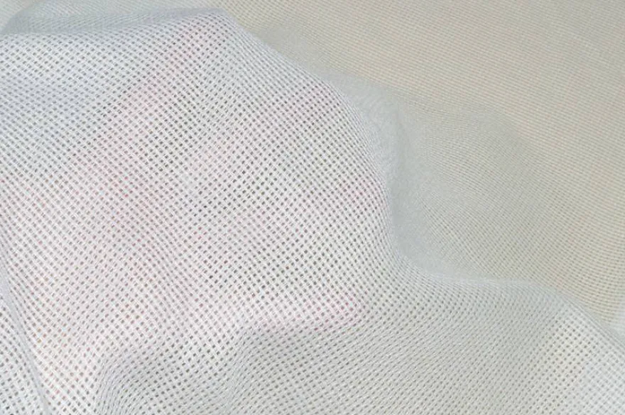 TESSUTO RETE TENDA FORTUNA BIANCO NATURALE