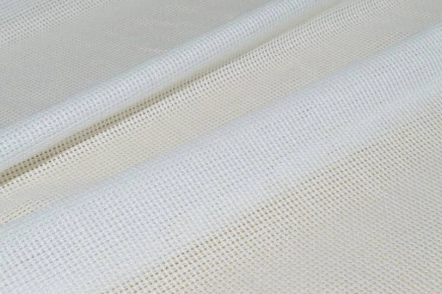 TESSUTO RETE TENDA FORTUNA BIANCO NATURALE