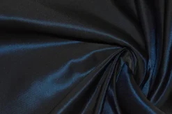 TESSUTO SATIN DUCHESSE BLU CANGIANTE