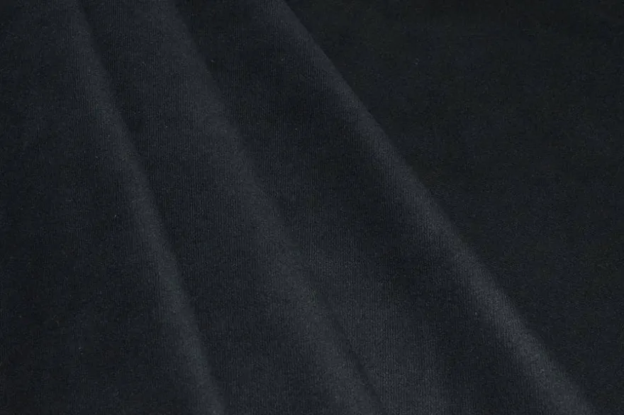 TESSUTO SCAMOSCIATO STRETCH NERO