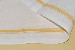 TESSUTO STROFINACCI PURO LINO RIGA COLORATA