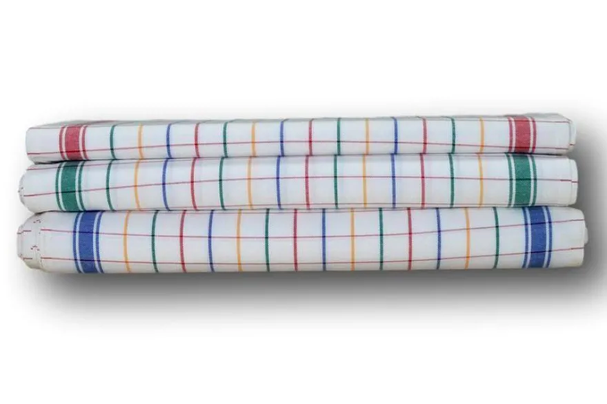 TESSUTO STROFINACCI SCACCO MULTICOLOR