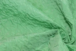 TESSUTO TAFFETA GOFFRATO VERDE PASTELLO