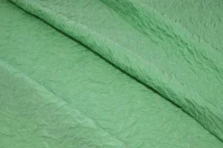 TESSUTO TAFFETA GOFFRATO VERDE PASTELLO