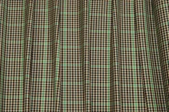 TESSUTO TARTAN LANA STRETCH VERDE NERO