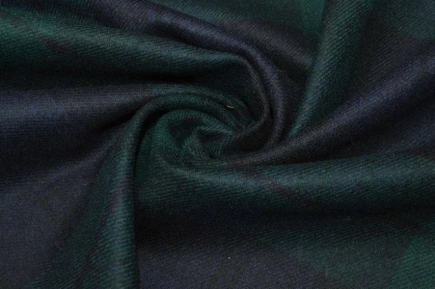 TESSUTO TARTAN PURA LANA PESO GIACCA