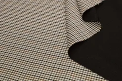 TESSUTO TARTAN QUADRETTO STRETCH ADESIVATO