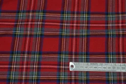 TESSUTO TARTAN ROSSO/GRIGIO