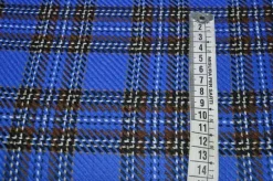 TESSUTO TARTAN SCOZZESE BLUETTE