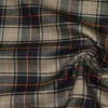 TESSUTO TARTAN SCOZZESE LANA NOCCIOLA
