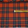 TESSUTO TARTAN SCOZZESE LANA ARANCIO
