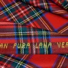 TESSUTO TARTAN SCOZZESE LANA CLASSICO ROSSO