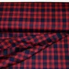 TESSUTO TARTAN SCOZZESE LANA ROSSO NERO