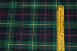 TESSUTO TARTAN SCOZZESE LANA BLU VERDE 0015