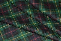 TESSUTO TARTAN SCOZZESE LANA BLU VERDE 0015