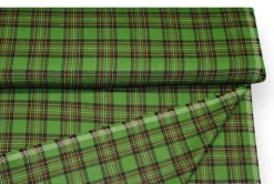 TESSUTO TARTAN SCOZZESE VERDE