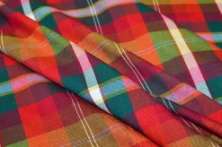 TESSUTO TARTAN STREATCH MULTICOLOR