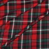 TESSUTO TARTAN STREATCH ROSSO NERO 822