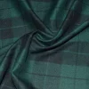 TESSUTO TARTAN VERDE NERO