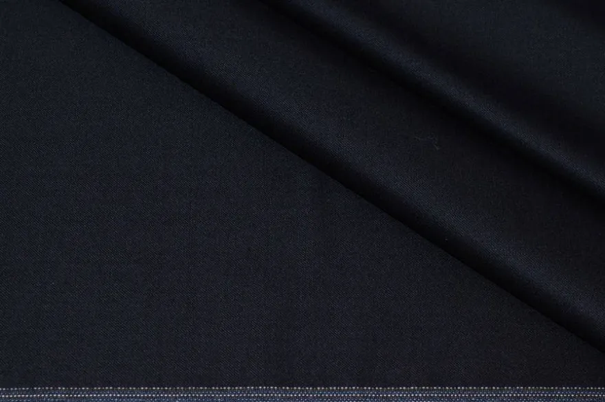 TESSUTO TASMANIA LANA STRETCH BLU CLASSICO