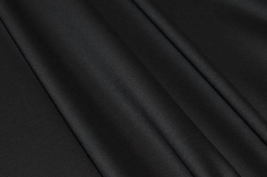 TESSUTO TASMANIA LANA STRETCH NERO