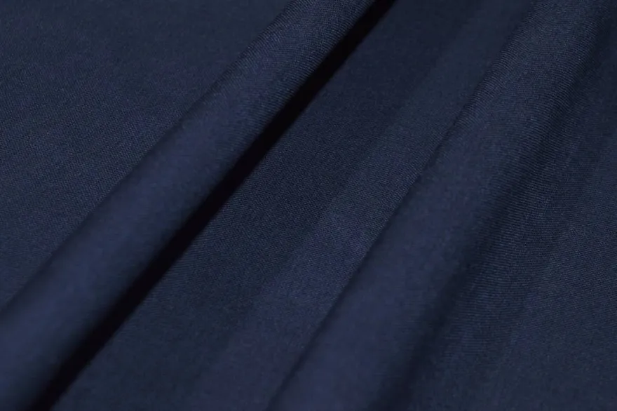 TESSUTO TASMANIA LANA STRETCH BLU CLASSICO